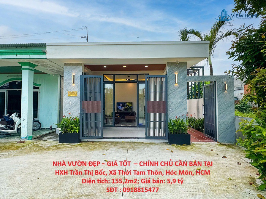 NHÀ VƯỜN ĐẸP – GIÁ TỐT  – CHÍNH CHỦ CẦN BÁN TẠI HXH Trần Thị Bốc, Xã Thới Tam Thôn, Hóc Môn, HCM NHÀ VƯỜN ĐẸP – GIÁ TỐT  – CHÍNH CHỦ CẦN BÁN TẠI HXH Trần Thị Bốc, Xã Thới Tam Thôn, Hóc Môn, HCM