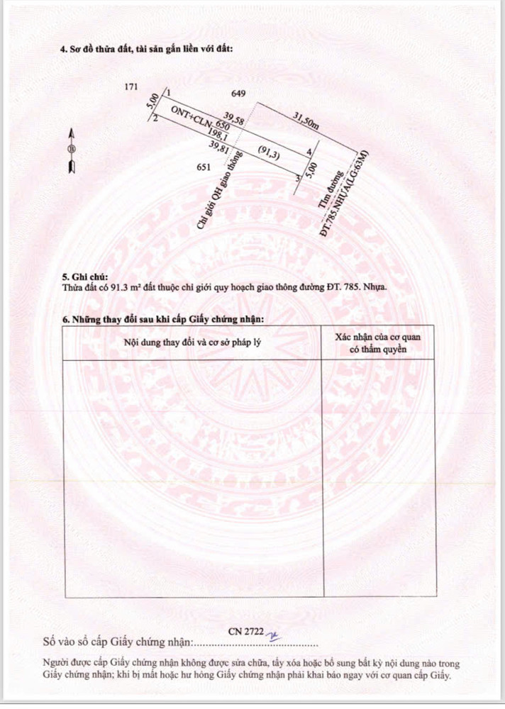 Chính Chủ Bán Lô Đất Mặt Tiền Đường DT785 Ấp Hội Thắng, Xã Tân Hội, Tây Ninh Chính Chủ Bán Lô Đất Mặt Tiền Đường DT785 Ấp Hội Thắng, Xã Tân Hội, Tây Ninh