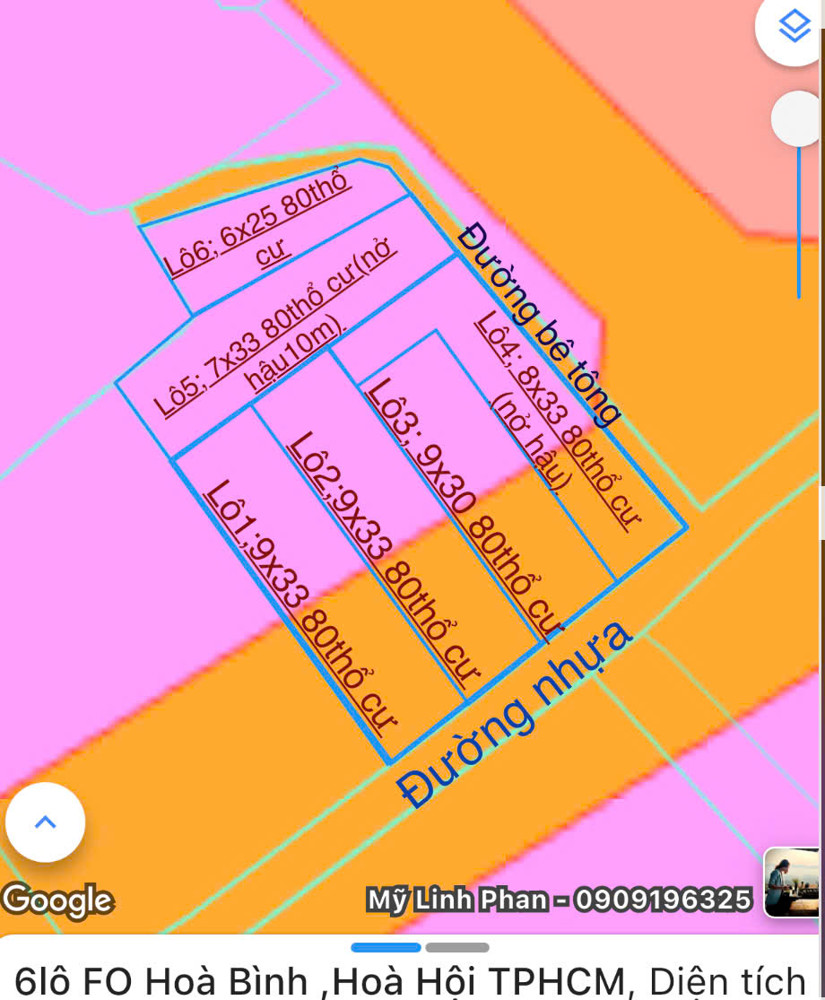 6Lô FO ...... Vị trí đất nằm trục đường nhựa cách tĩnh lộ 328 100m 6Lô FO ...... Vị trí đất nằm trục đường nhựa cách tĩnh lộ 328 100m