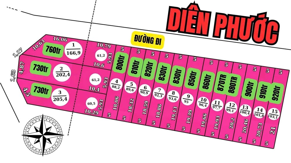 MỞ BÁN ĐẤT NỀN PHÂN LÔ GIÁ ĐẦU TƯ TẠI KHÁNH HOÀ