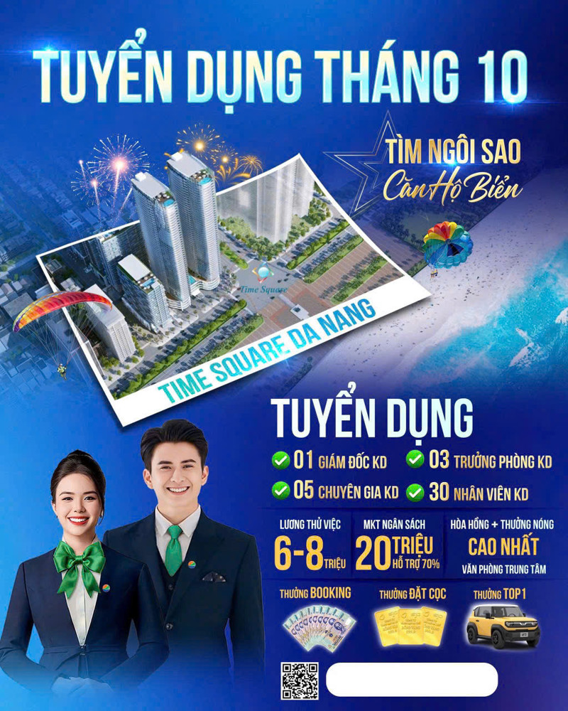 Tuyển dụng quy mô lớn dự án Times Square Đà Nẵng Tuyển dụng quy mô lớn dự án Times Square Đà Nẵng