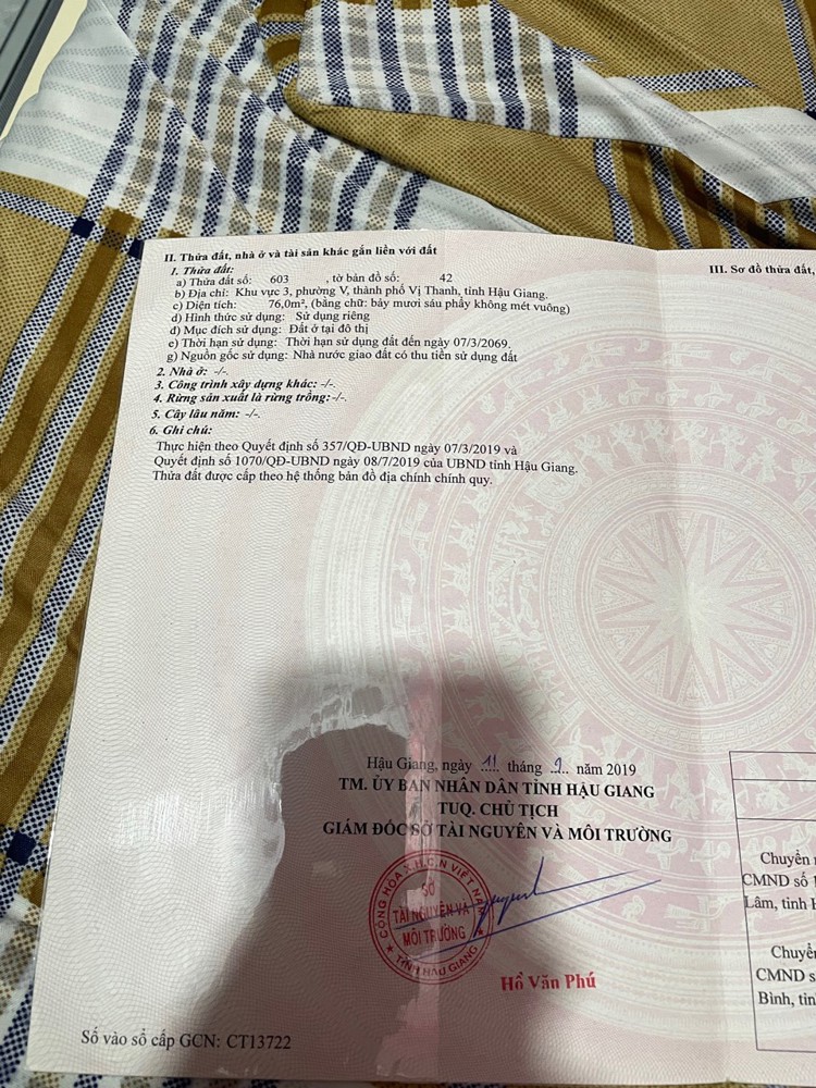 BÁN ĐẤT KHU ĐÔ THỊ CÁT TƯỜNG WESTERN 1 – PHƯỜNG 5, TP. VỊ THANH