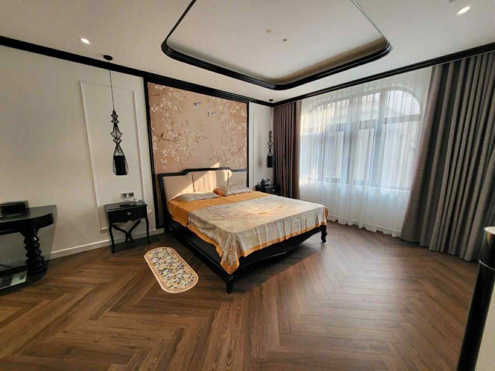 nhà đẹp Hồng Tiến, 65m x 5 tầng, mặt tiền 7.4m, gara ôtô, phong cách indochina nhà đẹp Hồng Tiến, 65m x 5 tầng, mặt tiền 7.4m, gara ôtô, phong cách indochina