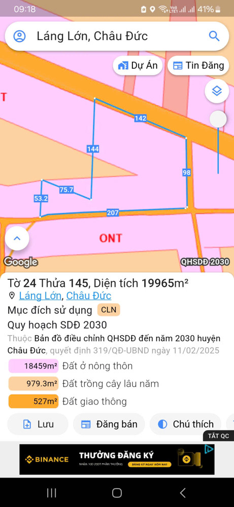 Hạ giá sốc chốt nhanh lô đất đẹp, khu dân cư hiện hữu:
Đất lớn 20.000m2(gần 2ha), 3 mặt tiền đường Hạ giá sốc chốt nhanh lô đất đẹp, khu dân cư hiện hữu:
Đất lớn 20.000m2(gần 2ha), 3 mặt tiền đường