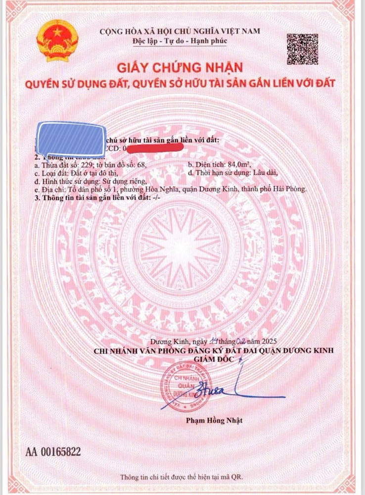 BÁN LÔ ĐẤT TUYẾN 2 HÒA NGHĨA – GẦN VINHOMES DƯƠNG KINH – GIÁ CHỈ 23,x TRIỆU/M²! ZALO 0567 222 555 BÁN LÔ ĐẤT TUYẾN 2 HÒA NGHĨA – GẦN VINHOMES DƯƠNG KINH – GIÁ CHỈ 23,x TRIỆU/M²! ZALO 0567 222 555