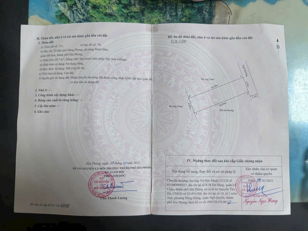 SIÊU PHẨM ĐẤT ĐẸP TUYẾN 2 ĐƯỜNG 403 – MINH ĐỨC, ĐỒ SƠN – CHỈ 1,1X TỶ – ZALO 0567 222 555