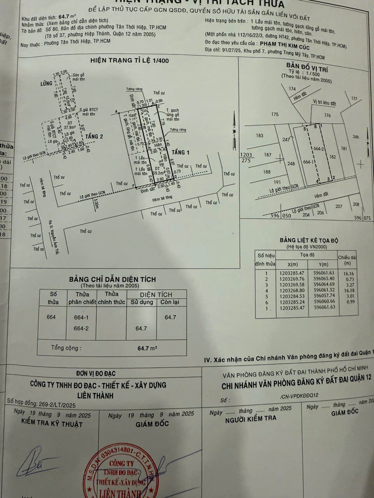 BÁN CẶP ĐẤT ĐẸP TRẦN THỊ HÈ, HIỆP THÀNH, Q12 – FULL THỔ – GIÁ CHỈ 4.2 TỶ/LÔ