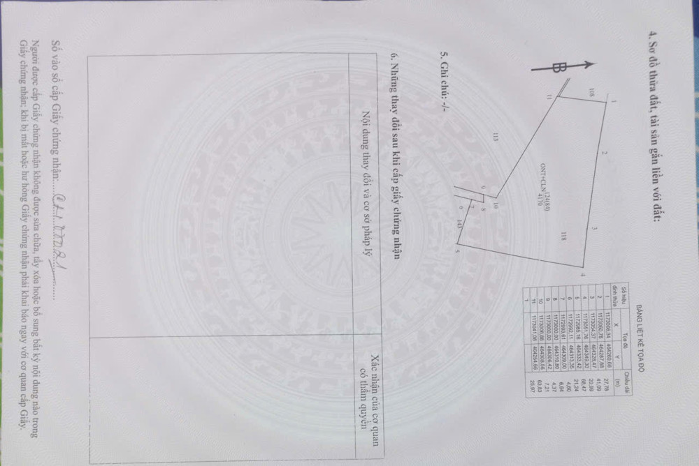 3ha 500m mt đường cách ủy xã hòa hội 1km , phủ hồng 1/2 ,