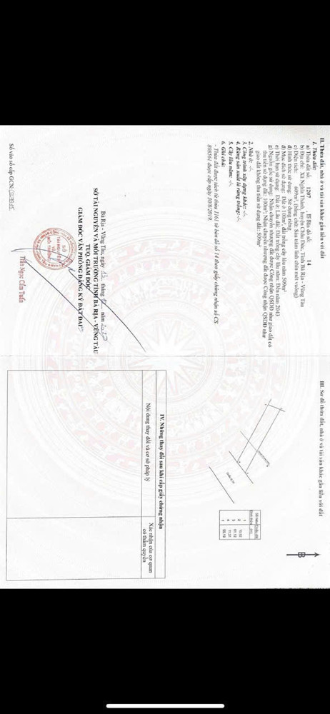 44m mặt tiền Ql56
Dài 200m- 400thổ cư TÔNG 7528MV