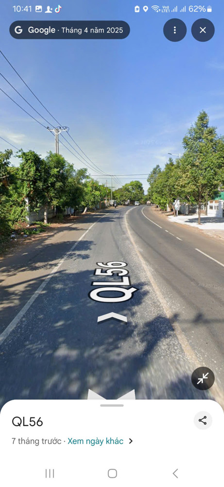 44m mặt tiền Ql56
Dài 200m- 400thổ cư TÔNG 7528MV