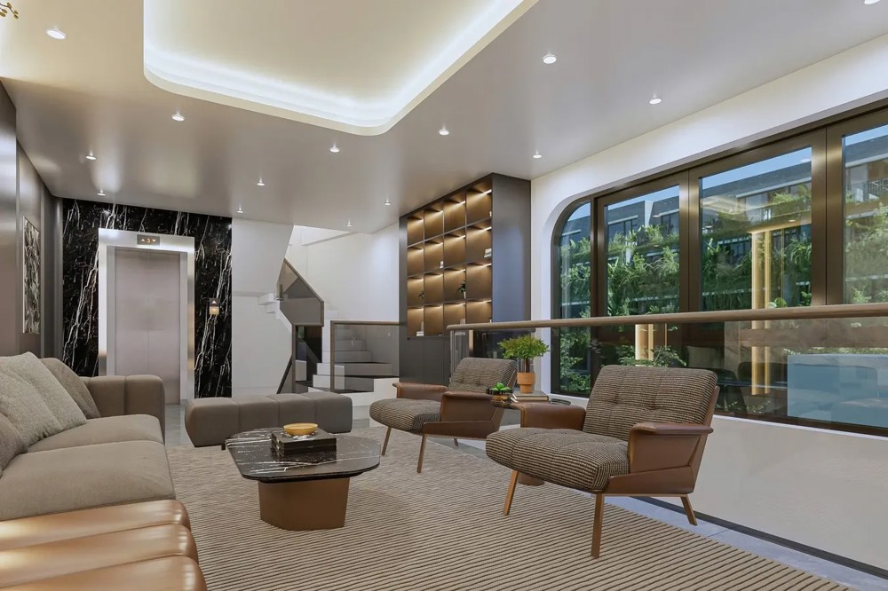 NHÀ MƠI Ô TÔ ĐỖ CỬA- VÀO NHÀ THẠCH BÀN- LONG BIÊN 50M2 X 7 TẦNG 12.5 TỶ