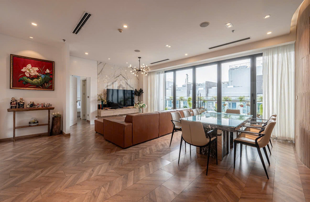 CĂN HỘ PENTHOUSE VINHOME CENTRAL PARK BÌNH THẠNH 166M2 GIÁ 25,5 TỶ, SỔ ĐỎ, TIỆN NGHI ĐẦY ĐỦ, VỊ TRÍ
