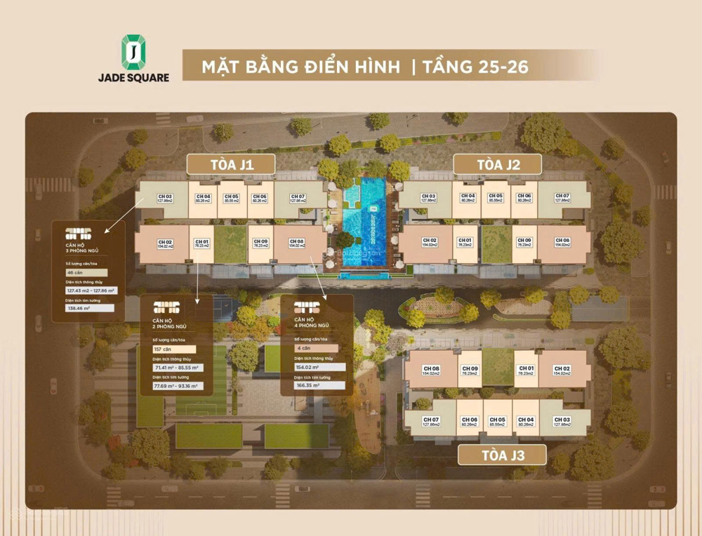 Chính chủ pass căn 2PN tòa J3 tầng cao, view đẹp chỉ với hơn 1 tỷ