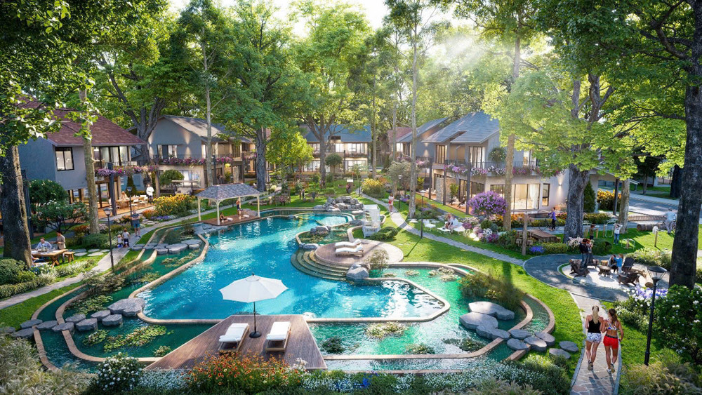 Biệt thự rừng Retreat Forest 220m2, giá 19 tỷ Full VAT và KPBT, Biệt thự Eco Retreat đẳng cấp và
