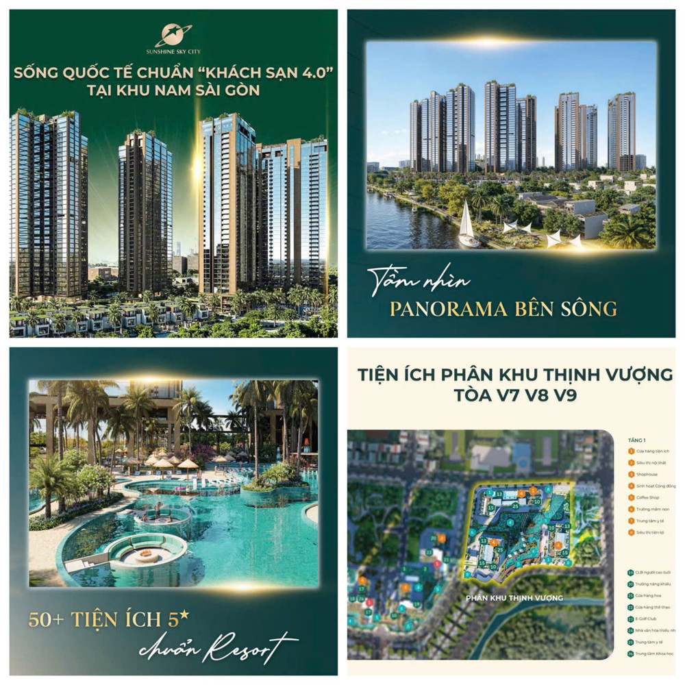 * CHÍNH THỨC NHẬN BOOKING SUNSHINE SKY CITY QUẬN 7 - “PHÂN KHU THỊNH VƯỢNG”