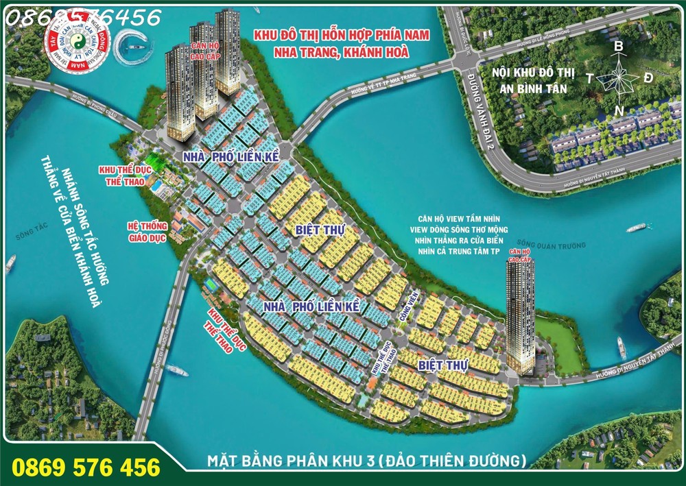 CĂN HỘ NHÀ LIỀN KỀ VEN SÔNG KHÁNH HOÀ