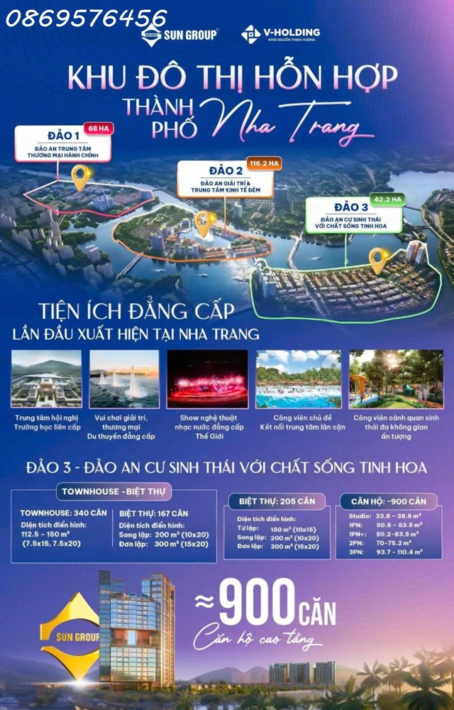 NHÀ PHỐ VEN SÔNG SỞ HỮU LÂU DÀI TẠI KHÁNH HOÀ