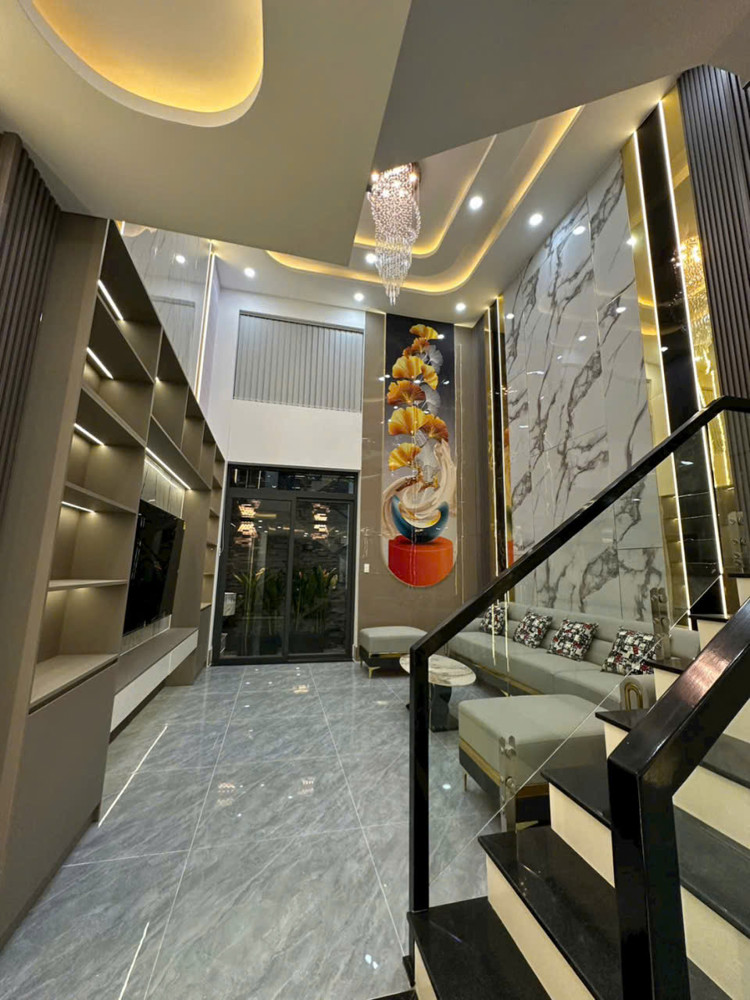 Nhà Mới SHR 5 tầng HXH 57m2, Vuông – Thạnh Lộc 31 Quận 12