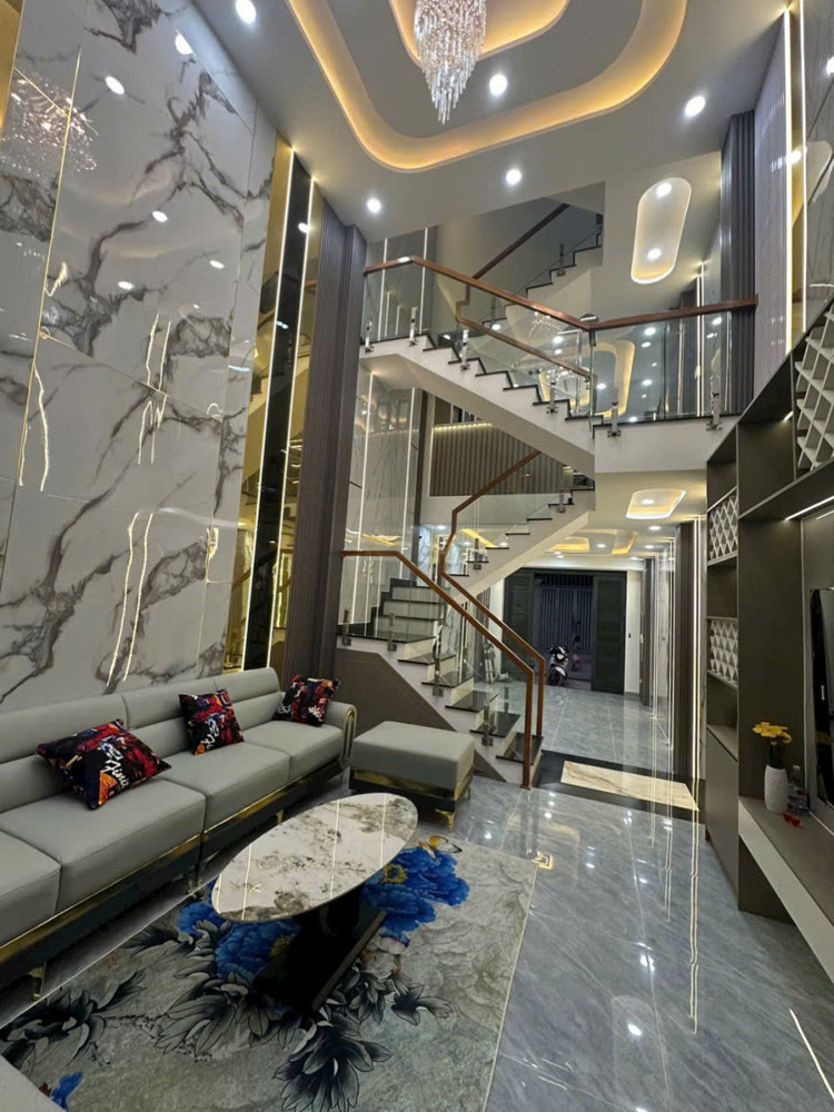 Nhà Mới SHR 5 tầng HXH 53m2, Vuông – Thạnh Lộc 29 Quận 12