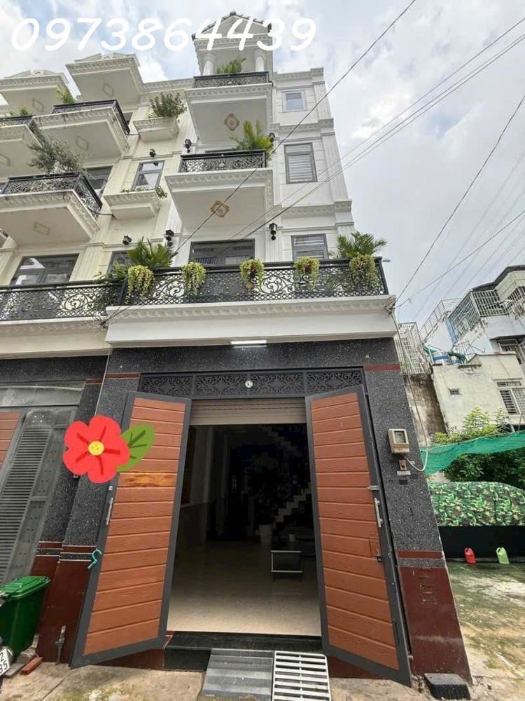 🏠 NHÀ 4 TẦNG BTCT - HẺM XE HƠI THÔNG THOÁNG - KHU DÂN CƯ AN NINH – TẶNG FULL NỘI THẤT - P.TÂN