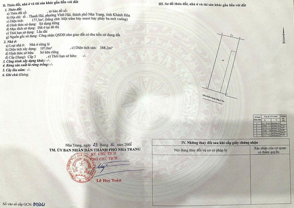 BÁN DẪY NHÀ TRỌ KHU VỰC BIỂN HOÀN CHỒNG NHA TRANG KHÁNH HOÀ