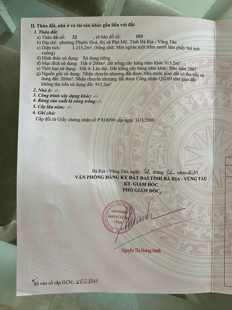 bán 1100mv 200 thổ cư phước hoà phú mỹ hcm