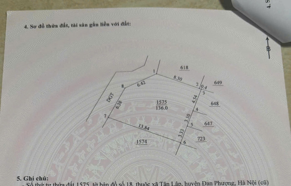 Bán đất Đan Phượng, lô góc 2 thoáng, oto vào tận đất, gần Vin Đan Phượng, giá đầu tư