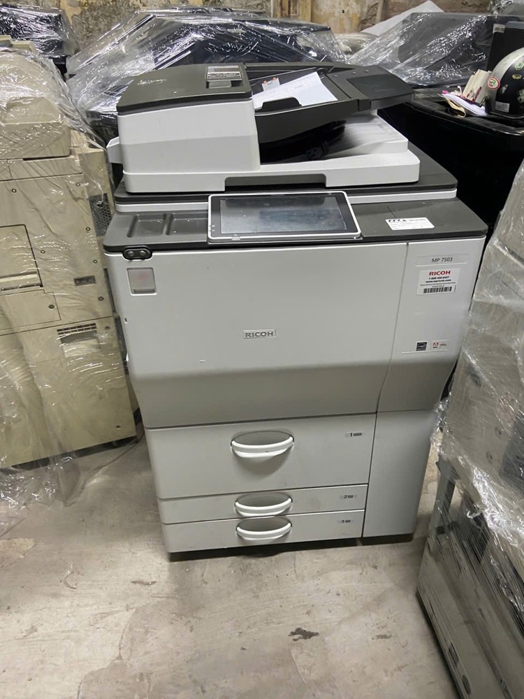 CẦN BÁN HOẶC CHO THUÊ Máy photocopy Ricoh MP 7502 là máy laser đen trắng có tốc độ cao