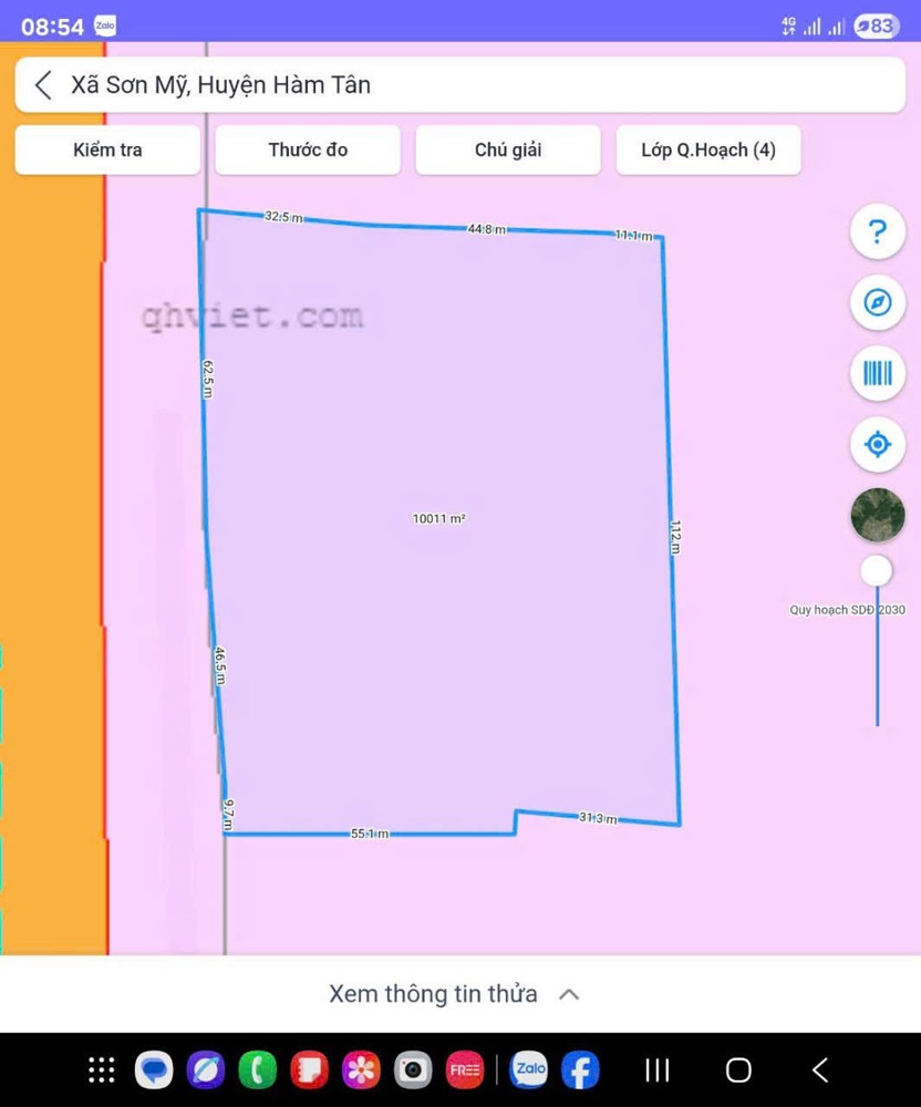 CHÍNH CHỦ CẦN BÁN Đất Sơn Mỹ, Hàm Tân, Bình Thuận