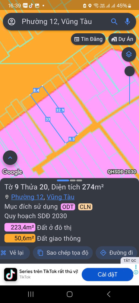 Chủ bán nhà cấp 4 và đất 2 mặt tiền đường 30/4, phường Phước thắng, TP Hồ Chí Minh,