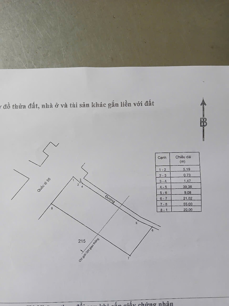 Chủ bán 1000mv góc 2mt nhựa ql56 nghĩa thành hcm