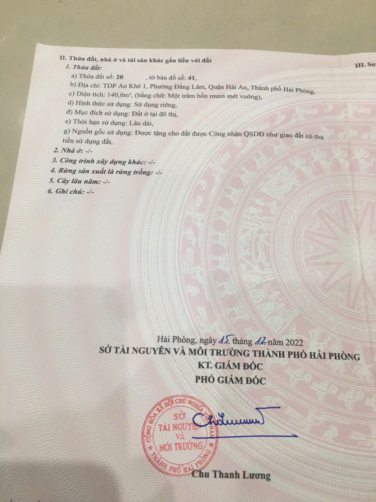 Bán nhà mặt đường Ngô Gia Tự, chỉ 90 triệu/m2, 140m2,  Hải Phòng ngay cạnh cầu rào giá thấp