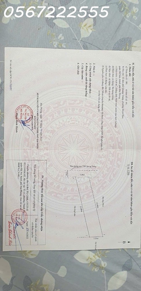 SIÊU HIẾM! LÔ 116M² MẶT ĐƯỜNG TDP QUANG TRUNG – MINH ĐỨC, ĐỒ SƠN, GIÁ CHỈ 2.X TỶ  ZALO 0567 222 555