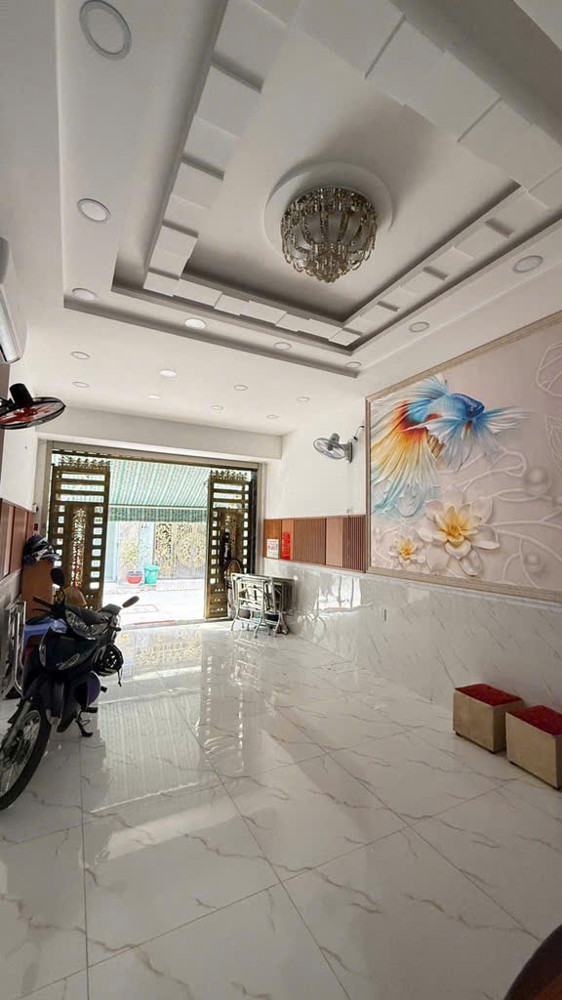 Bán nhà hẻm xe hơi Thạnh Xuân 22, Q.12: 61m2, 4 tầng, 5PN, sổ hồng riêng, chỉ 6.3 tỷ - An cư lạc