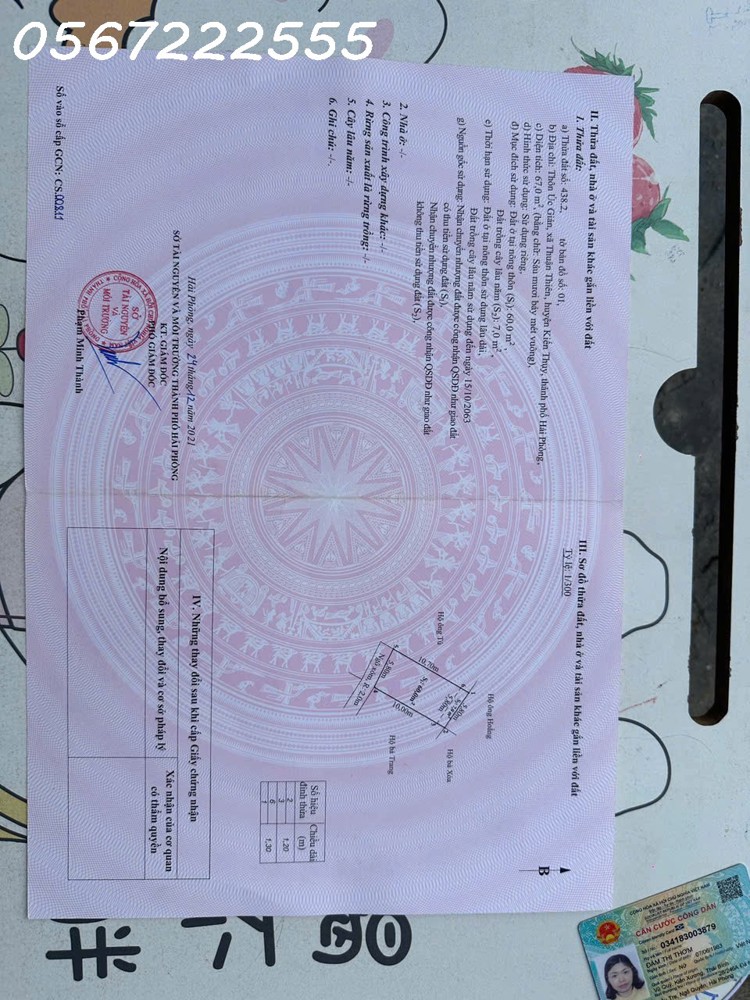 Đất thổ cư giá rẻ Úc Gián – ô tô vào tận nơi, chỉ 5xx triệu  ZALO 0567 222 555