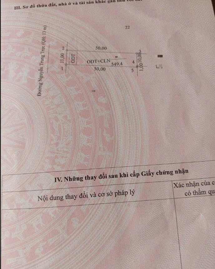 ĐẤT CHÍNH CHỦ - MẶT TIỀN Khu Phố 4, TT Tân Châu, Huyện Tân Châu - Tây Ninh