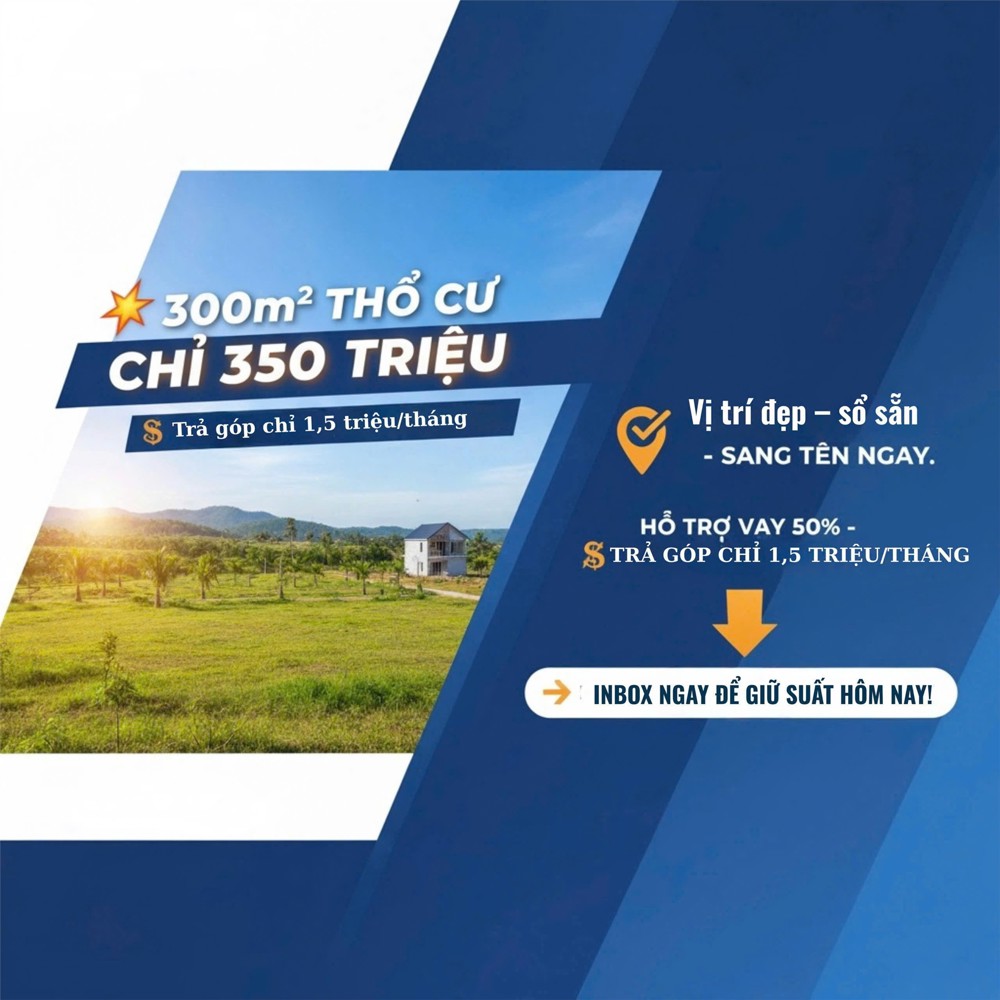 Bùng Nổ Cơ Hội Vàng - Đón Đầu Sóng Hạ Tầng Tại Thị Xã Chơn Thành - Tiềm năng Sinh Lời Cao