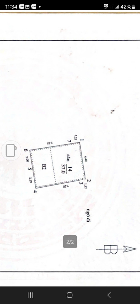 Hiếm ngõ 169 Hoàng Mai 38m2 x 5 tầng thang máy, 8 ngủ, 9.5 tỷ