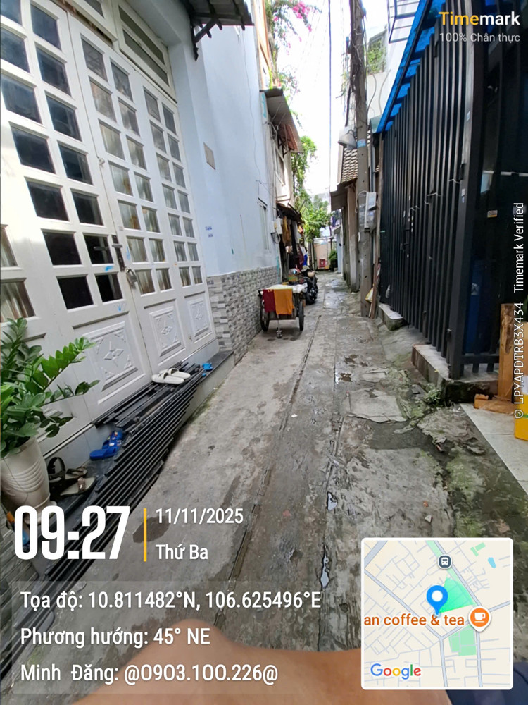 Nhà Tân Phú–Gần Đại Học Công Thương Aeon TP–56m² –Sát HXH–Chỉ 5.199Ty