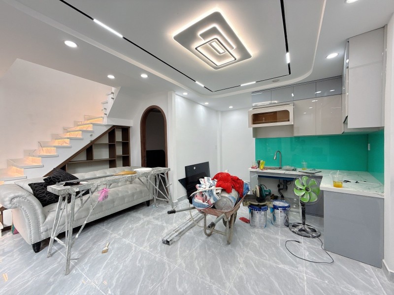 Biệt Thự Mini Âu Cơ TBình Chỉ 4.748 Tỷ– 2Tầng Đúc Đẹp – Full Nội Thất Cao Cấp