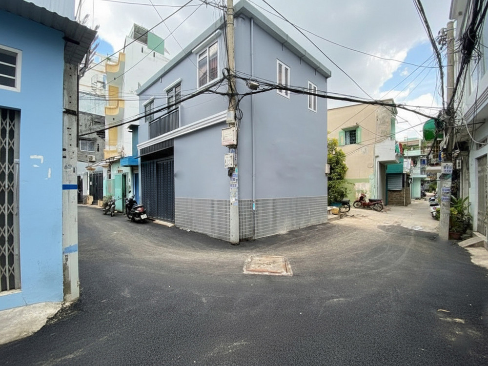 Nhà Lô góc SHR 2 tầng HXH 38m2 – Nguyễn Văn Đậu Bình Thạnh S