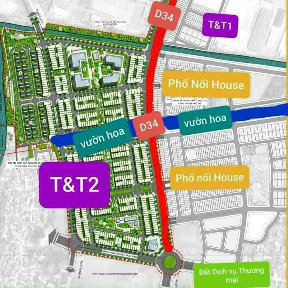 Bán khu đất gần kề khu đô thị Phố Nối House, Yên Mỹ, Hưng Yên