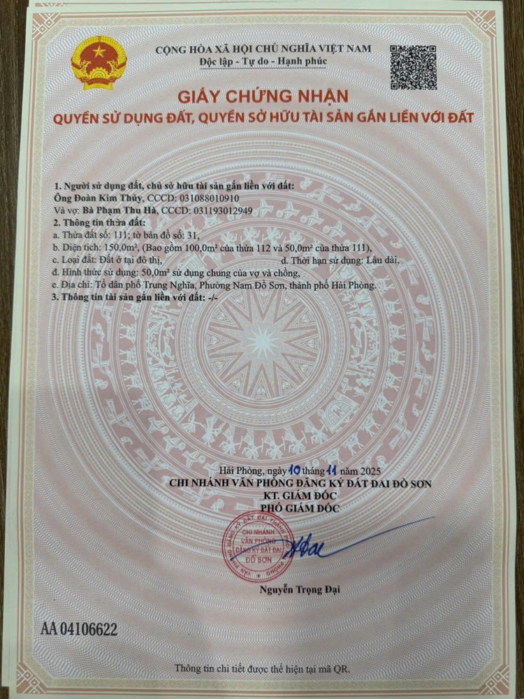 Lô góc hiếm – giá 1.3xx tỷ – tuyến 2/353 Trung Nghĩa  ZALO 0567 222 555