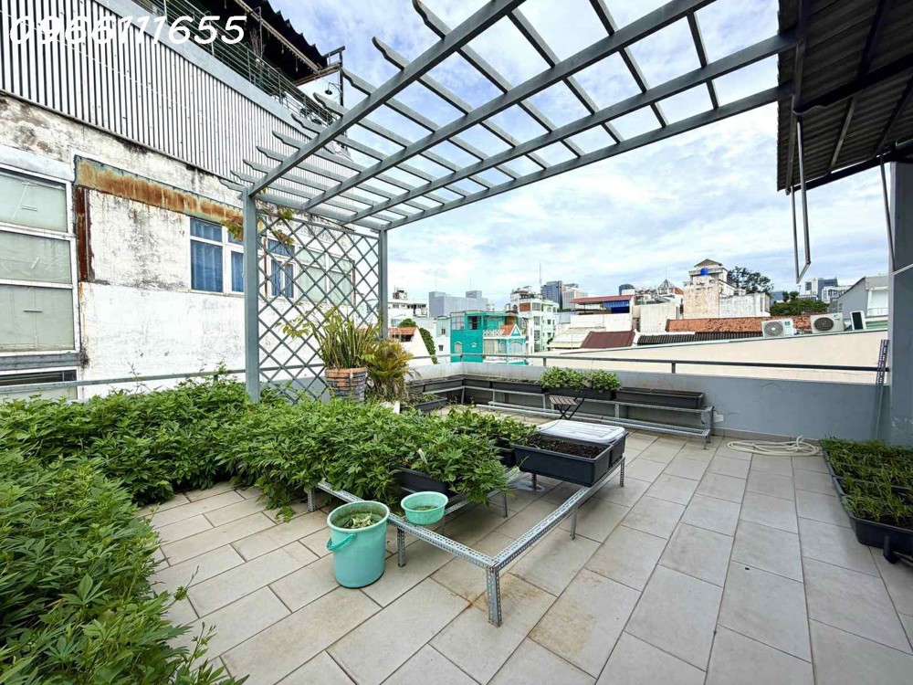 BÁN NHÀ VÕ THỊ SÁU- P.TÂN ĐỊNH- 113M2 (6.4x18) A4 - TRỆT, 3 LẦU, SÂN THƯỢNG - THÔNG ĐINH CÔNG