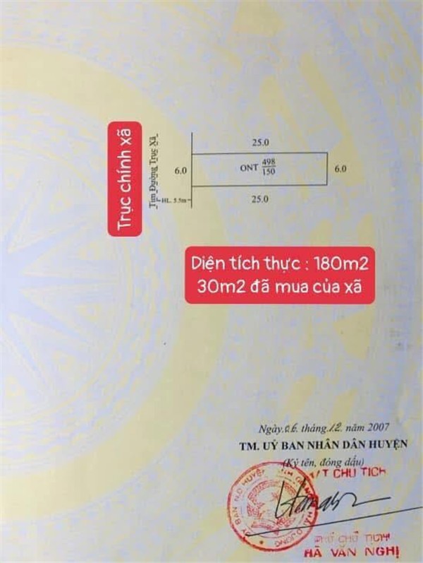 BÁN GẤP Lô Đất Mặt Tiền - Đất Ứng Hòe ( Xã Ninh Hòa Cũ ) Huyện Ninh Giang, Hải Dương