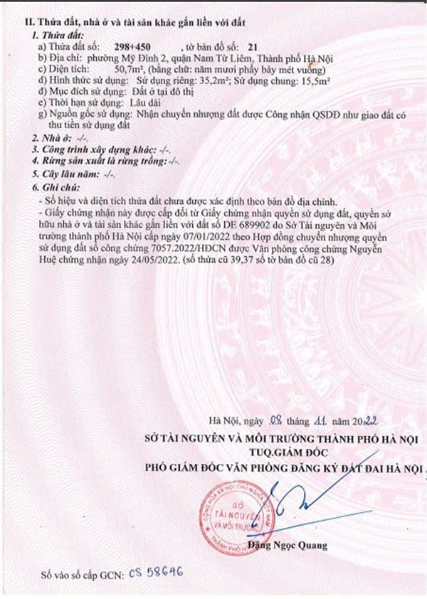 GIÁ TỐT - BÁN ĐẤT TRUNG TÂM MỸ ĐÌNH 2 – Quận Nam Từ Liêm, Hà Nội