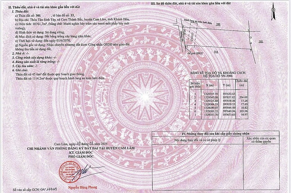 ĐẤT ĐẸP - GIÁ TỐT - Bán Lô Đất Tiềm Năng Đường Số 5, Cam Thành Bắc, Cam Lâm, Khánh Hòa