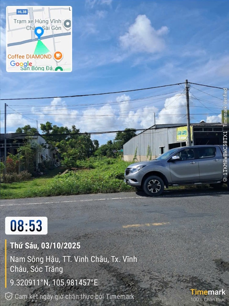 Chính CHủ CẦN BÁN 2 LÔ ĐẤT  Tại Phường 1 & 2, Thị Xã Vĩnh Châu, Sóc Trăng