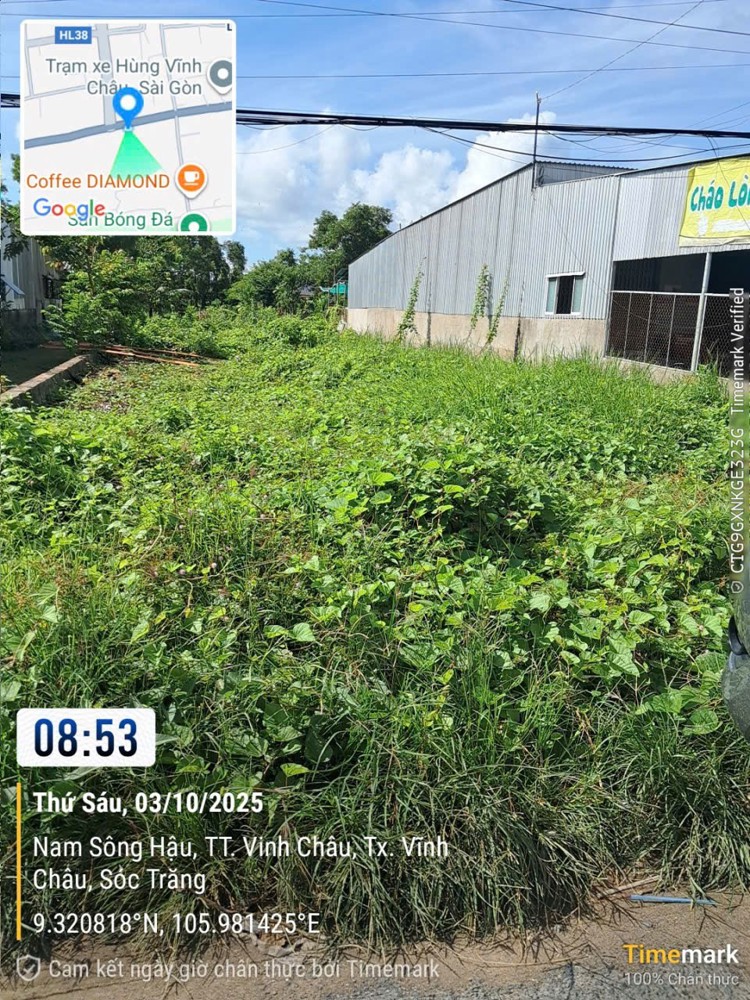 Chính CHủ CẦN BÁN 2 LÔ ĐẤT  Tại Phường 1 & 2, Thị Xã Vĩnh Châu, Sóc Trăng