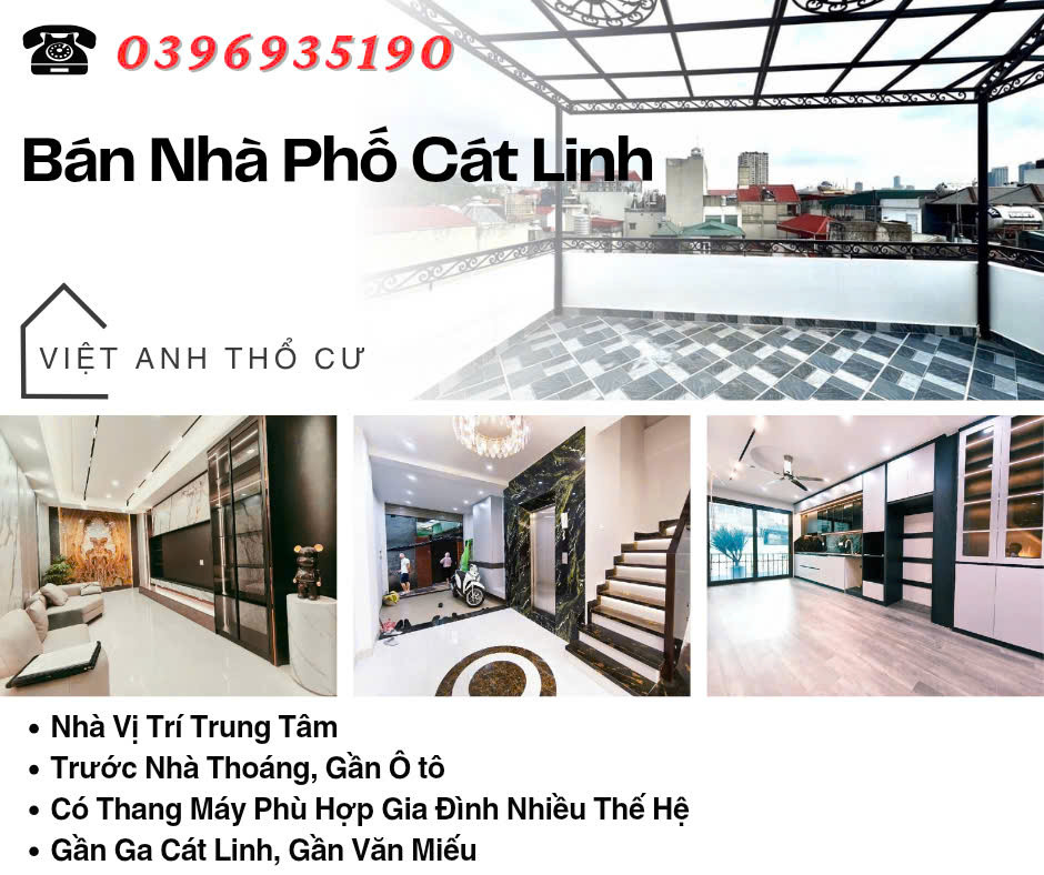Bán nhà Phố Cát Linh, 41m2, Ngõ Nông Ô Tô, Full Nội Thất, Giá: 13.68 Tỷ, Lh: 0396935190
